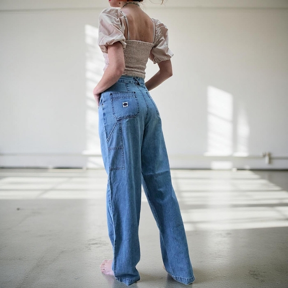 Old Navy Vintage 70s Loose Fit Wide Leg Jeans - Picture 3 of 7